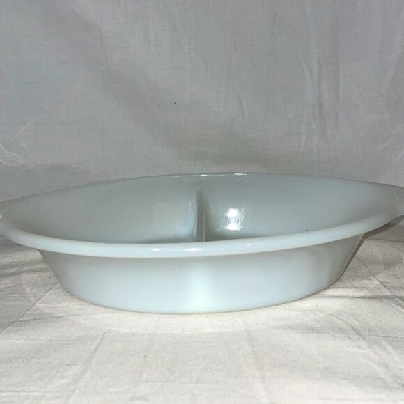 King Fire Vintage Divided Casserole Dish - Picture 2 of 4